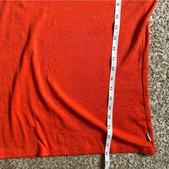 🦋 Eddie Bauer Orange Long Sleeve Tee Casual Comfy Classic Large - Picture 6 of 6